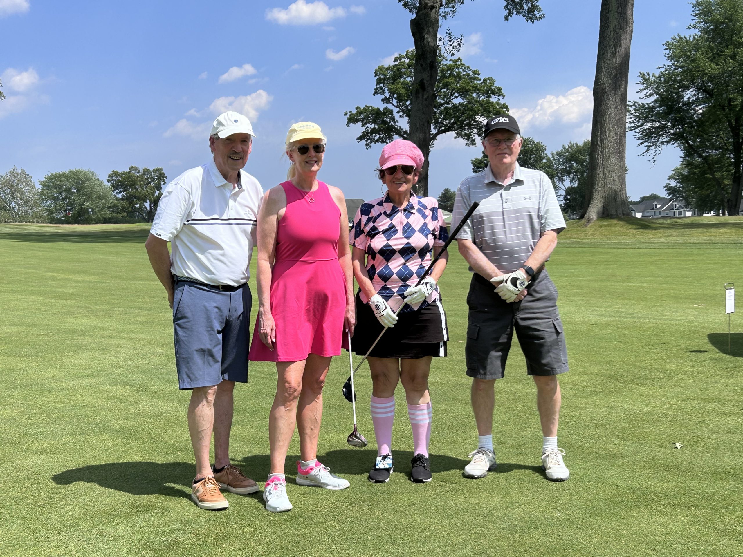 golf foursome group photo